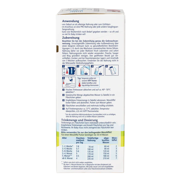 HiPP Bio Combiotik Stage 1 German Organic Formula (600g)