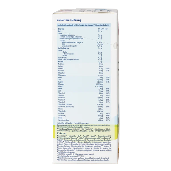 HiPP Bio Combiotik Stage 2 German Organic Formula (600g) (Damaged)