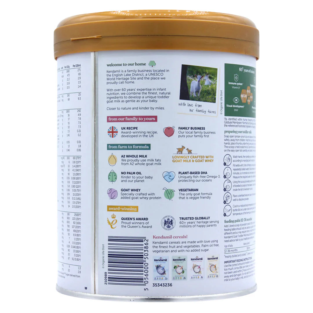 Kendamil Goat Milk Infant Formula – Stage3 800g, (12 Months)