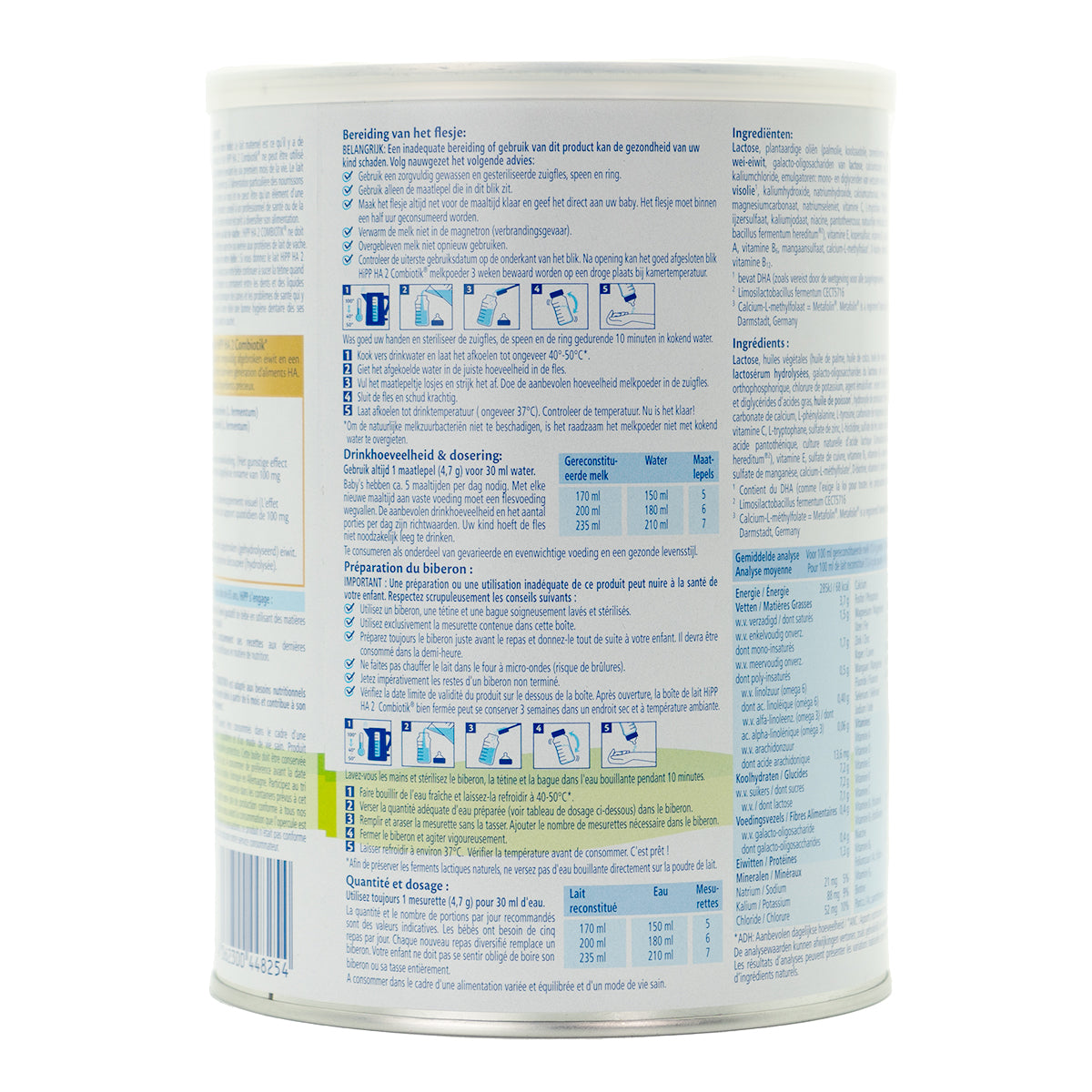 HiPP HA Dutch Stage 2 Hypo Allergenic Formula (800g)