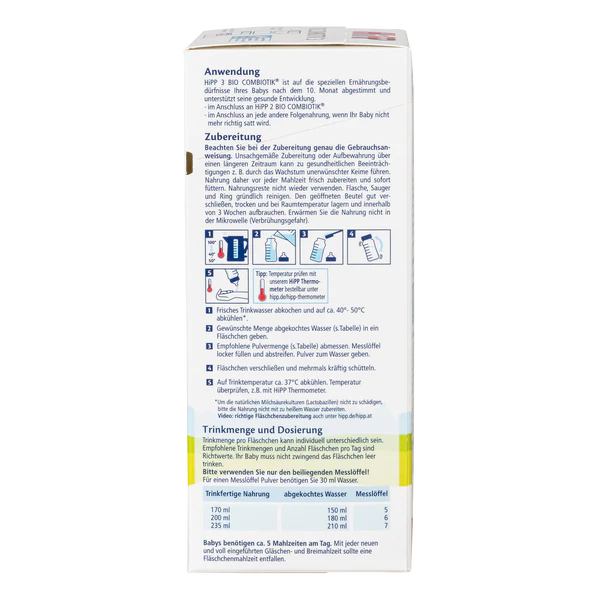 HiPP Bio Combiotik Stage 3 German Organic Formula (600g)