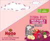 Holle Baby Food Pouches - Organic Fruit &amp; Veggie Puree - Zebra Beet