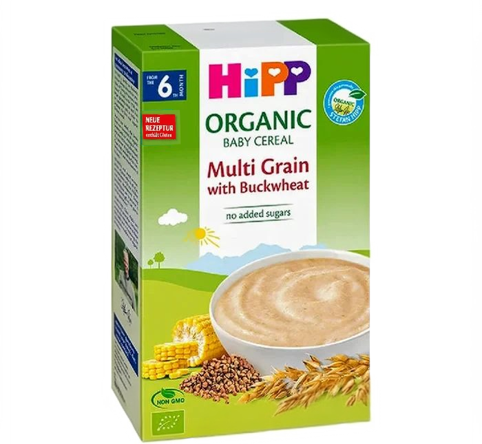 HiPP Multi Grain With Buckwheat Organic Baby Cereal  - 200g
