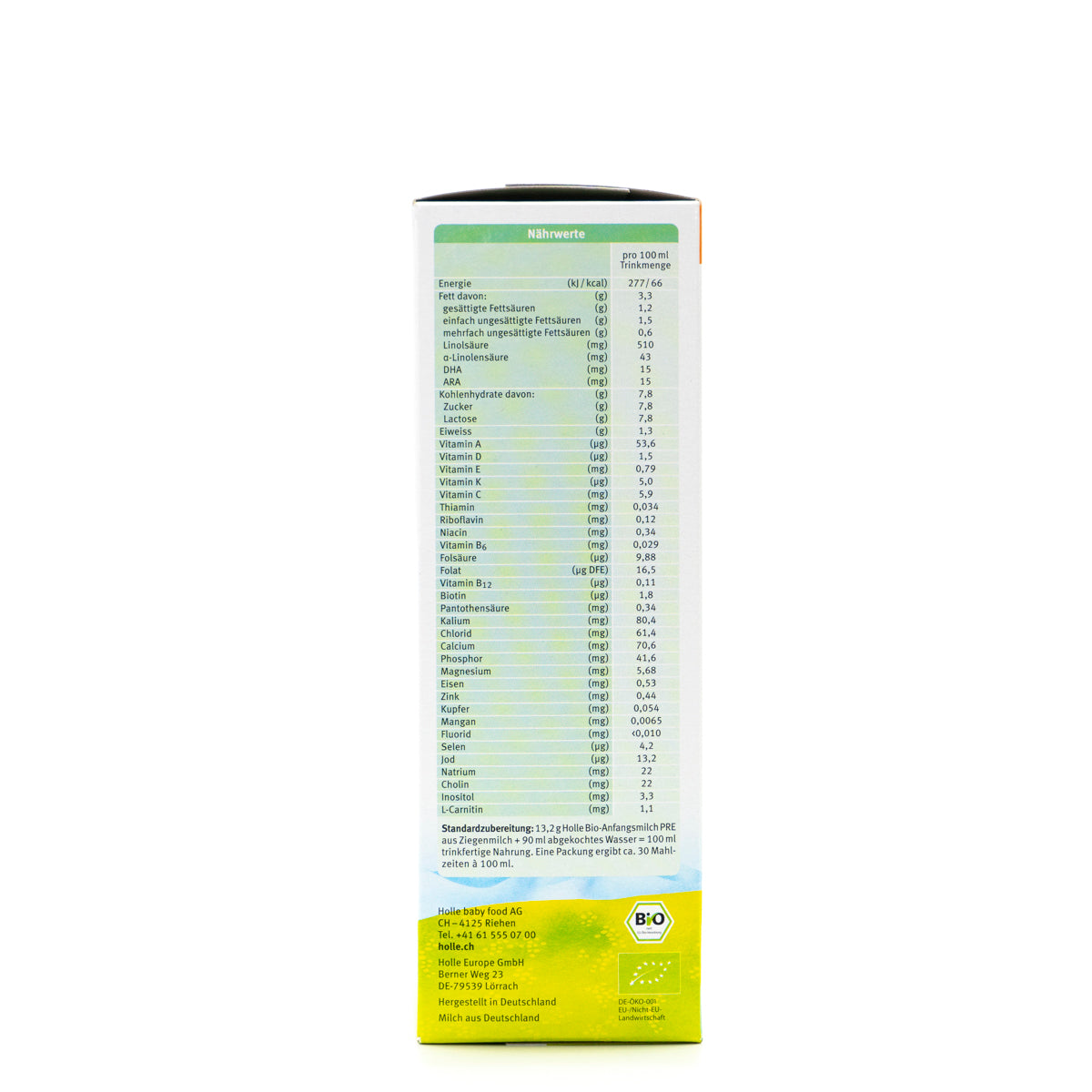 Holle Goat Stage Pre (0+ Months) Milk Formula (400g)