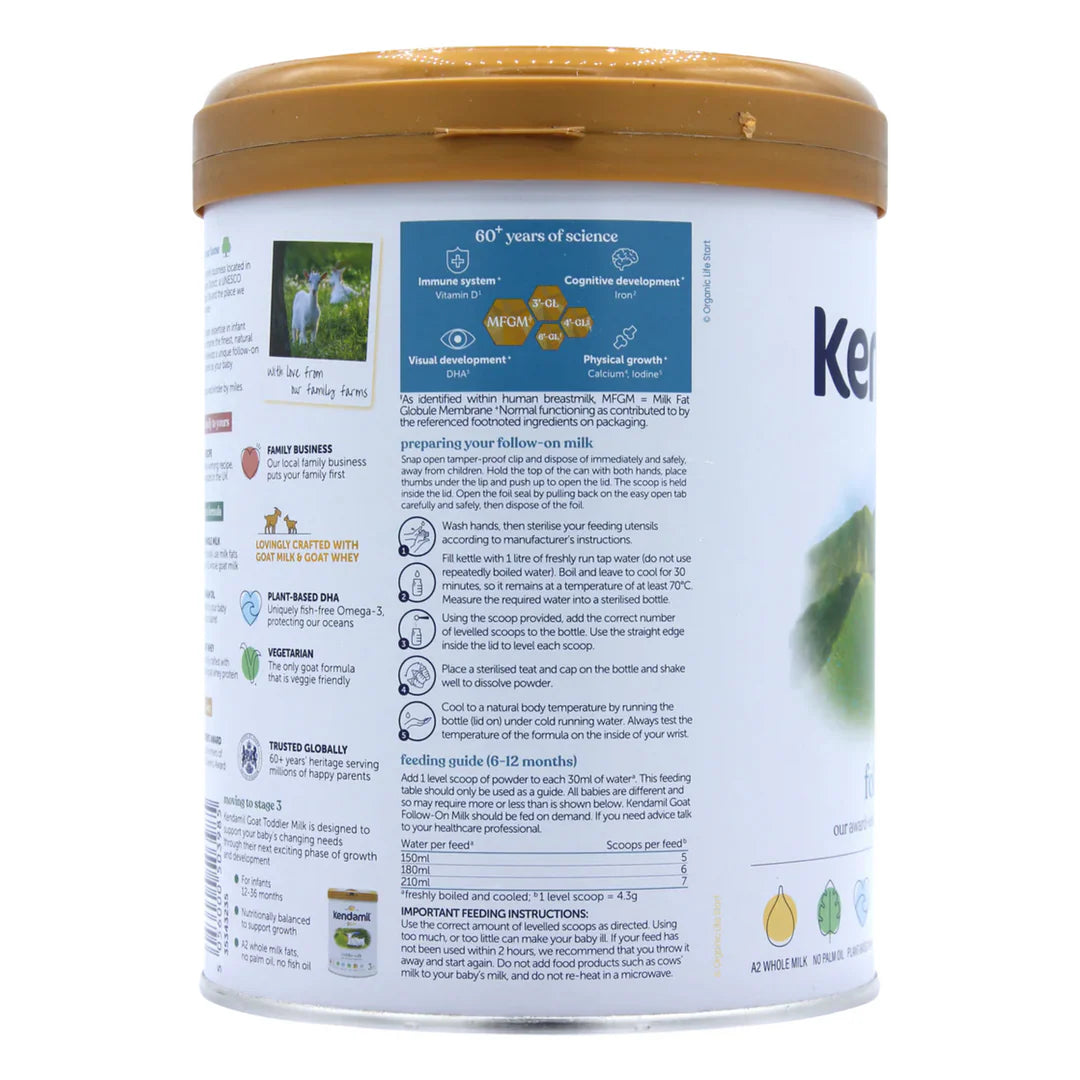 Kendamil Goat Milk Infant Formula – Stage 2 800g, (6-12 Months)