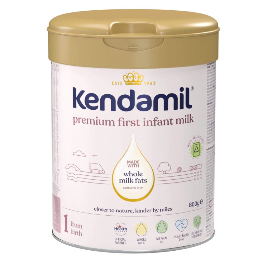 Kendamil Premium Classic Stage 1 Infant Formula  DHA+ (0–6 Months, 800g)