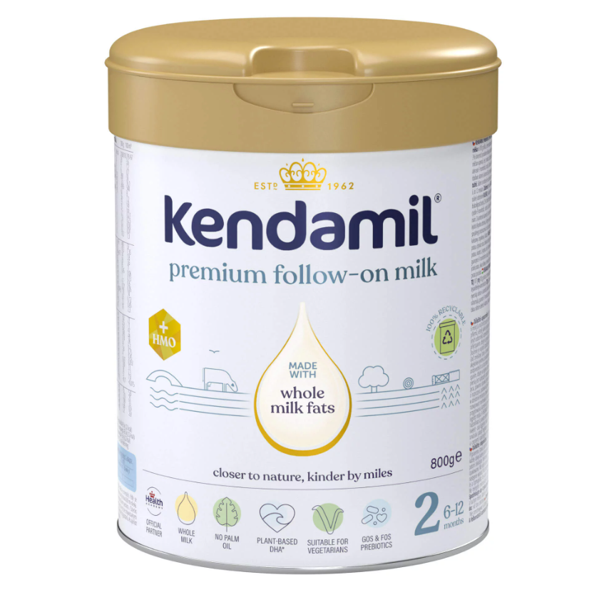 Kendamil Premium Classic Stage 2 Follow On Formula  HMO+ (6-12Months, 800g)