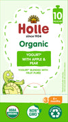 Holle Organic Yogurt Pouches - Apple &amp; Pear