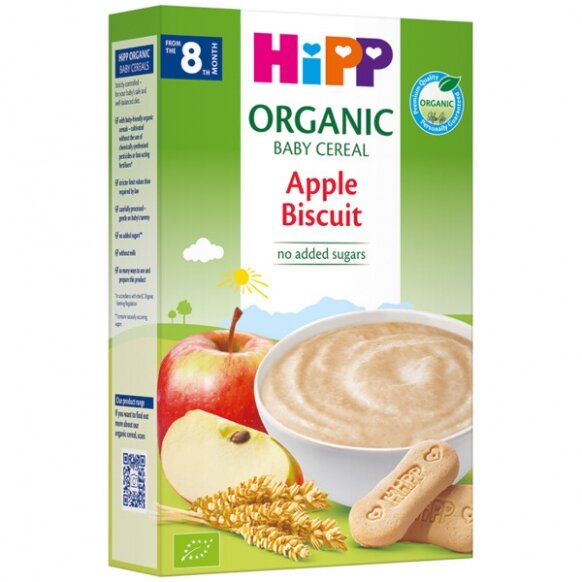 HiPP Apple Biscuit Organic Baby Cereal - 250g