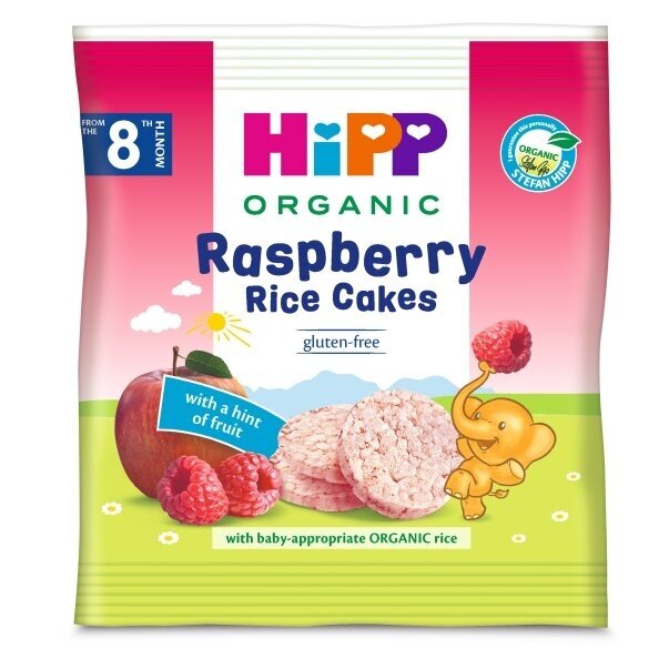 HiPP Raspberry Rice Cakes - 30g