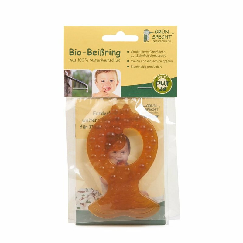 Gruenspecht Organic Teething Ring - Fish 1pc.