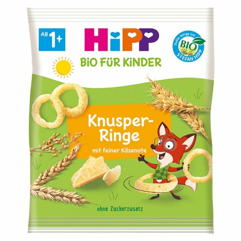 HiPP Organic Crispy Rings (25g), from 12 months