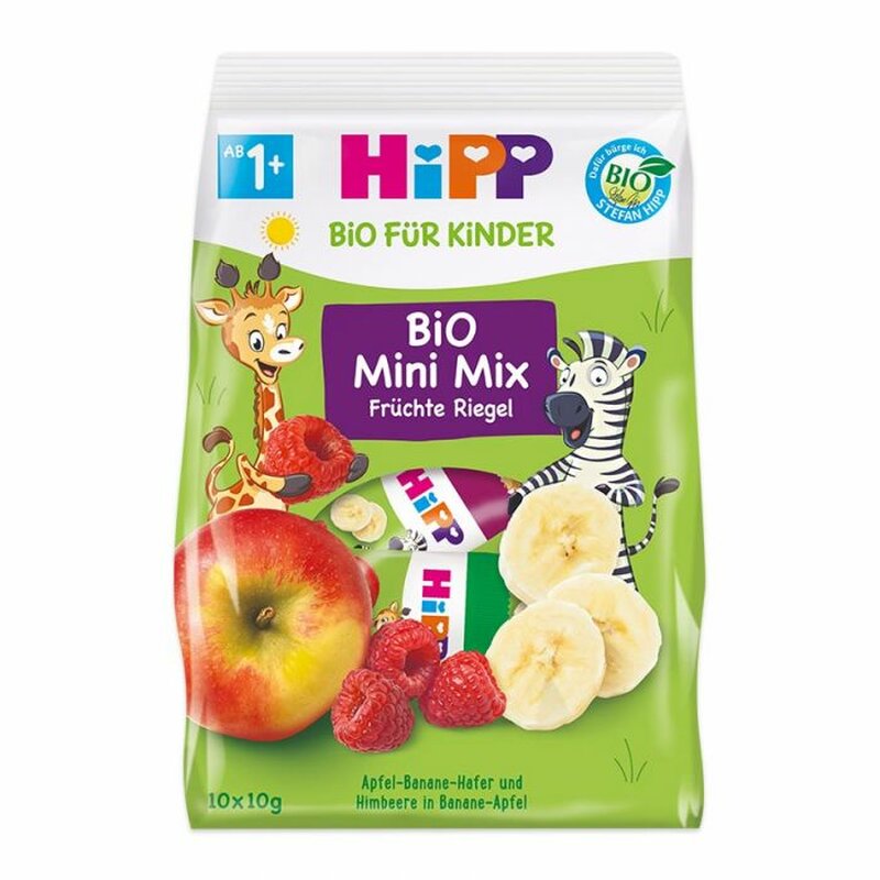 HiPP Organic Mini Mix Fruits Bar 3,53oz (100g) Milana's Baby Organics