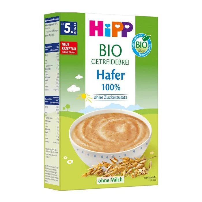 HiPP Organic Cereal Oats Porridge - 100% Oats (5+ Months) - 200g