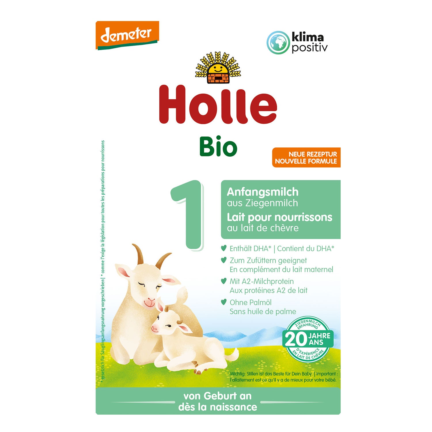 Holle Organic Goat Milk Formula - Stage 1 (400G)