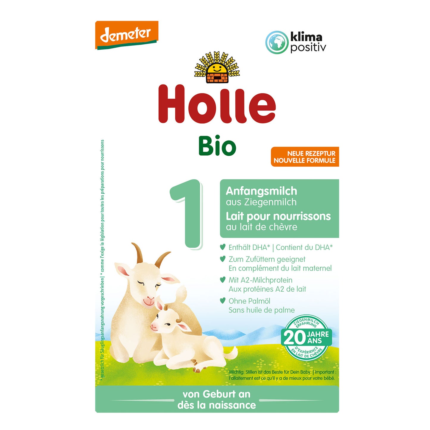 Holle Organic Goat Milk Formula - Stage 1 (400G)
